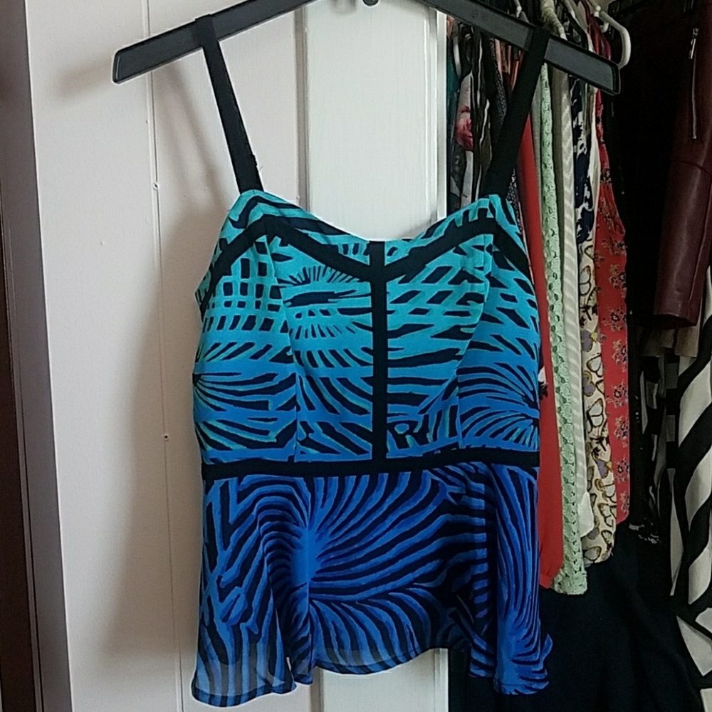 Peplum tank